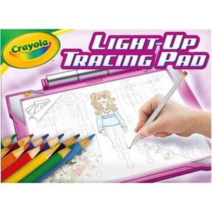 Crayola Light Up Tracing Pad - Pink, Drawing Pads for Kids, Kids Toys